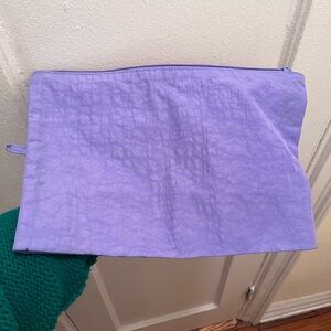 BAGGU large flat pouch in bluebell